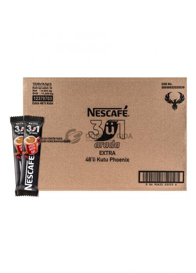 Nescafe 3 ü 1 arada Extra Yoğun Kahve 16,5 Gr. (KOLİ) 576 Adet