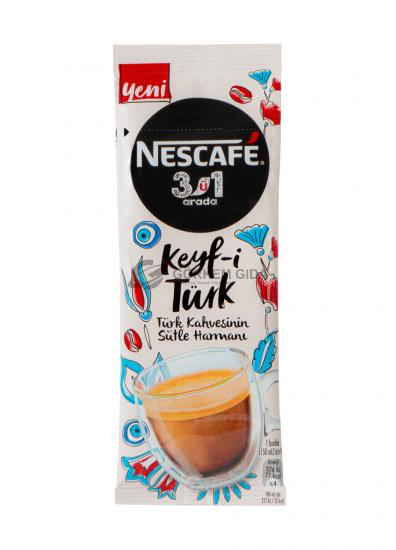 Nescafe Keyf-i Türk 3 in 1 Turkish Coffee Powder with Milk (BOX)