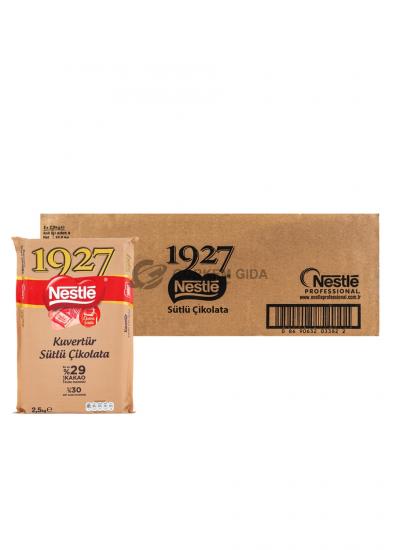 Nestle Professional Couverture Milk Chocolate 2,5 Kg 8 Pieces (BOX)